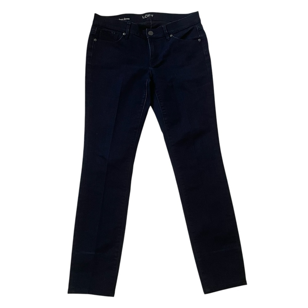 LOFT dark wash modern skinny jeans size 28/6